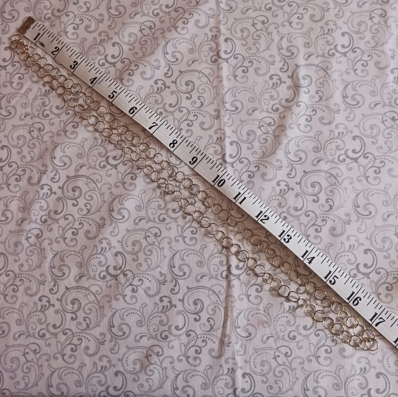 925 Italy KA 1772 Sterling Silver Gold Plated Chain Link Necklace - Picture 6 of 16